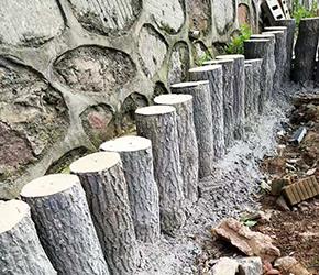 仿樹皮樁